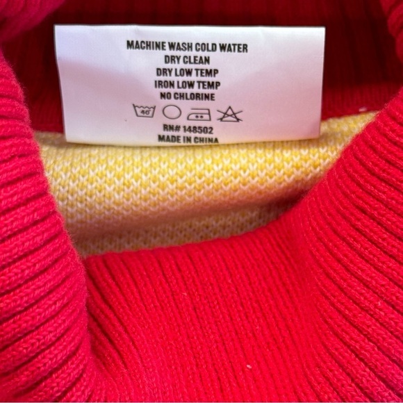 NWOT Kahlua Size XL (Unisex) Oversized Turtleneck Knit Sweater - Picture 7 of 7